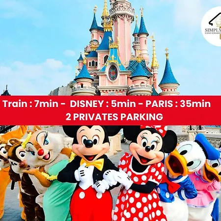 L Eiffel 5min Paris 35min Parking Terrasse * Serris