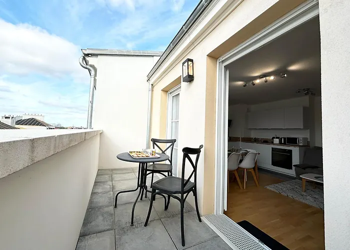 Appartement L Eiffel 5min Paris 35min Parking Terrasse Serris